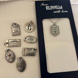 EFFY 7 Charms & Silvertone Pendant Necklace